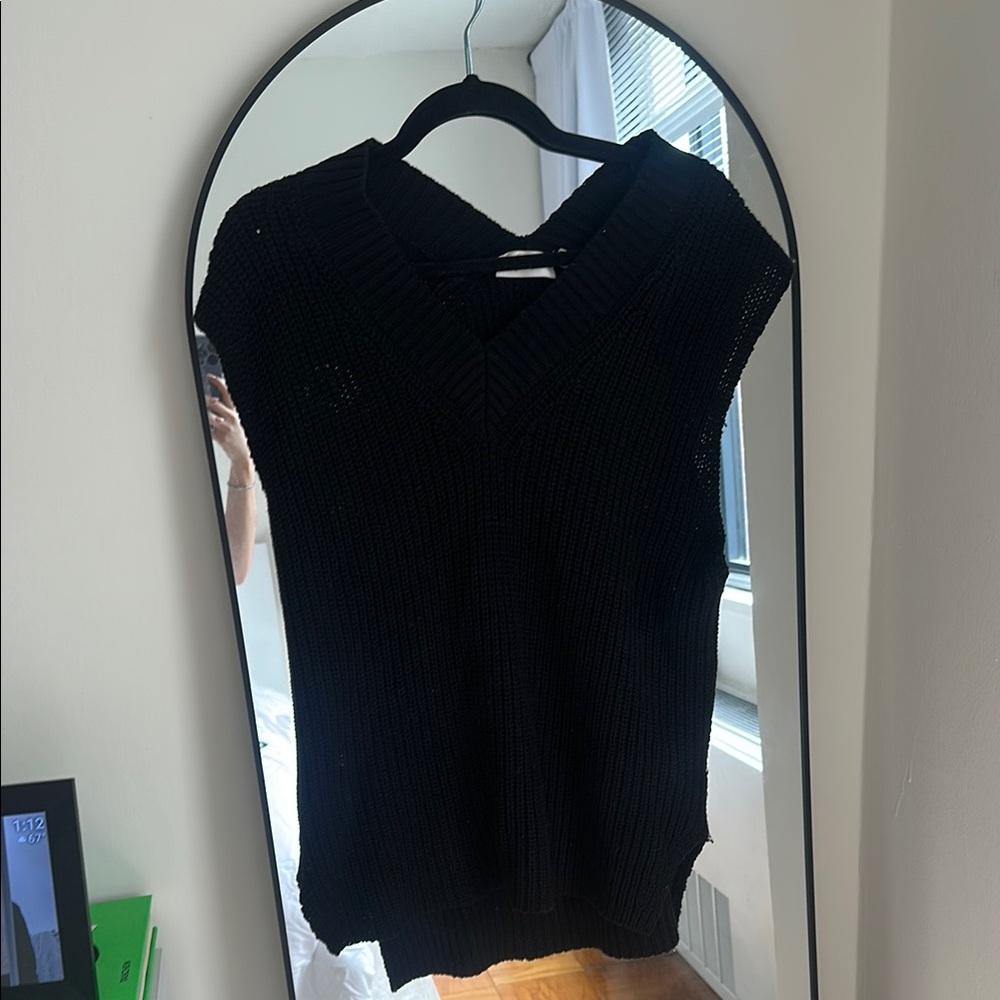 Black Knit Women's Sweater